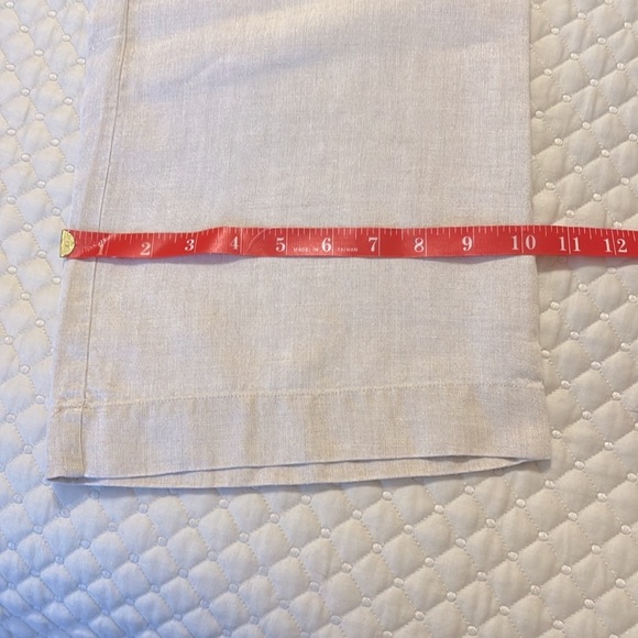 100%Linen full length wide leg pants. - Picture 5 of 6